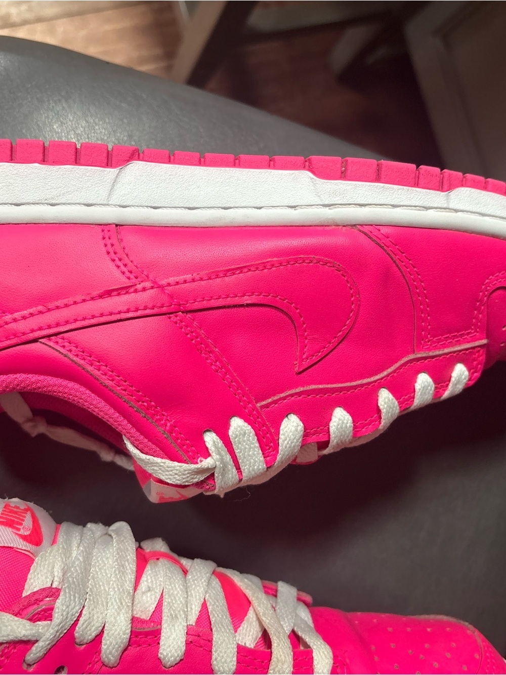 Nike Dunk Low Hyper Pink (W) DZ5196-600 - Size 10 - Picture 6 of 10
